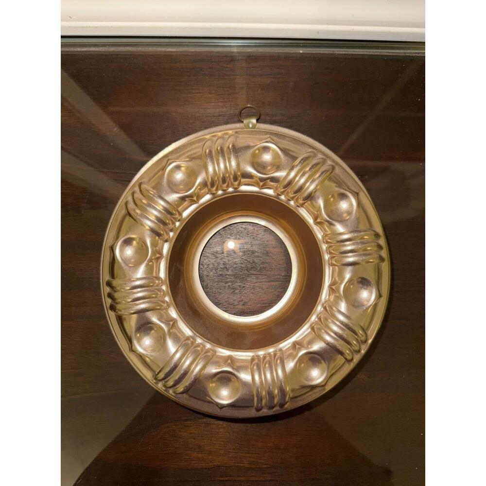 Vintage Copper Tone Aluminum 3 1/2 Cup Jell-o Mold/CAKE Ring